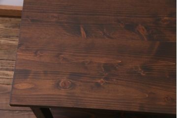 リメイク家具　ヒノキ材　シンプルなデザインが使い勝手のよいサイドテーブル(飾り台)