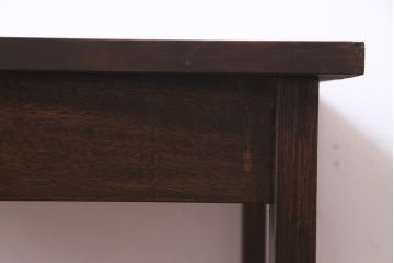 リメイク家具　ヒノキ材　シンプルなデザインが使い勝手のよいサイドテーブル(飾り台)