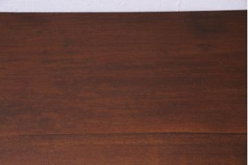 リメイク家具　ナラ材　和製アンティークの古材を利用した鉄脚テーブル(センターテーブル、ローテーブル)