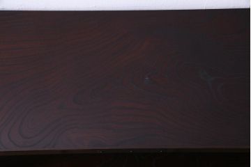 中古　民芸家具　牡丹の飾り金具が品格を添える飾り棚(サイドボード)