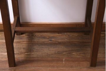 レトロ家具　和製アンティーク　レトロで素朴な雰囲気漂う平机(コーヒーテーブル)