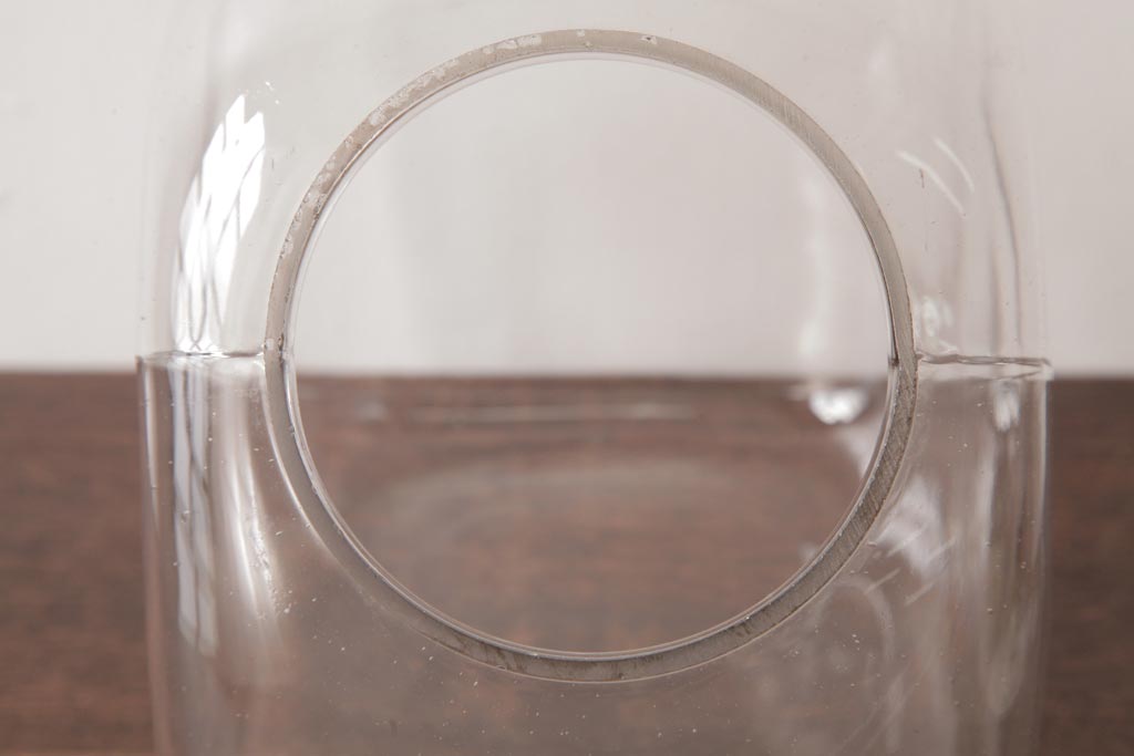 アンティーク雑貨　和製アンティーク　レトロなフォルムが可愛らしい蓋付き猫瓶(ガラス瓶)(1)