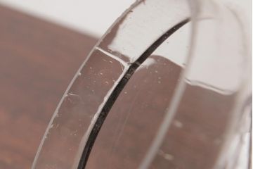 アンティーク雑貨　和製アンティーク　レトロなフォルムが可愛らしい蓋付き猫瓶(ガラス瓶)(1)