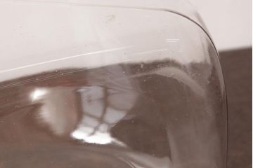 アンティーク雑貨　和製アンティーク　レトロなフォルムが可愛らしい蓋付き猫瓶(ガラス瓶)(1)