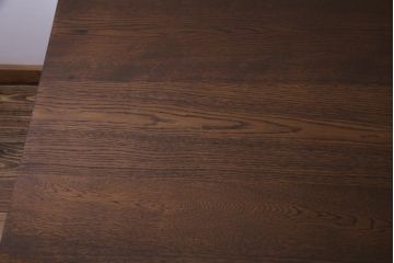 アンティーク家具　和製アンティーク　ナラ材　カントリースタイルに似合う珍しいデザインのダイニングテーブル(机)