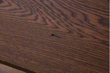 アンティーク家具　和製アンティーク　ナラ材　カントリースタイルに似合う珍しいデザインのダイニングテーブル(机)