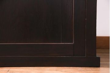 アンティーク家具　古民具　松材製　手すり付きが珍しい和モダンにぴったりな階段箪笥