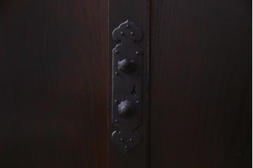 アンティーク家具　古民具　松材製　手すり付きが珍しい和モダンにぴったりな階段箪笥
