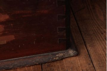 アンティーク雑貨　古民具・骨董　江戸期　両替商天秤ばかり・後藤分銅12個付(計り、針口天秤、両替天秤)(1)