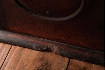 アンティーク雑貨　古民具・骨董　江戸期　両替商天秤ばかり・後藤分銅12個付(計り、針口天秤、両替天秤)(1)