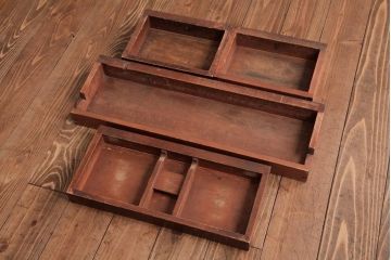 アンティーク雑貨　古民具・骨董　江戸期　両替商天秤ばかり・後藤分銅12個付(計り、針口天秤、両替天秤)(1)