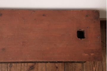 アンティーク雑貨　古民具・骨董　江戸期　両替商天秤ばかり・後藤分銅12個付(計り、針口天秤、両替天秤)(1)