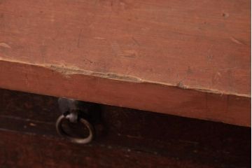 アンティーク雑貨　古民具・骨董　江戸期　両替商天秤ばかり・後藤分銅12個付(計り、針口天秤、両替天秤)(1)