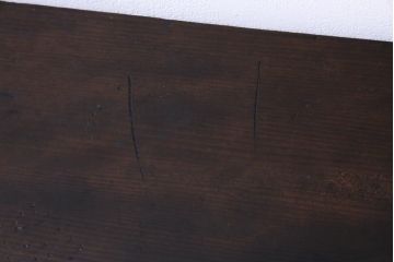 アンティーク家具　古民具　小振り　大きな引手が目を引く古い趣が魅力の松本箪笥(帳場箪笥・整理箪笥)