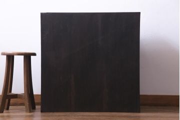 アンティーク家具　古民具　小振り　大きな引手が目を引く古い趣が魅力の松本箪笥(帳場箪笥・整理箪笥)