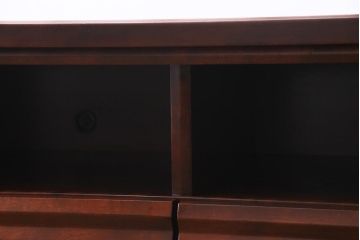 中古　北海道民芸家具　和モダンな佇まいがお洒落なローボード(AVボード、テレビボード)