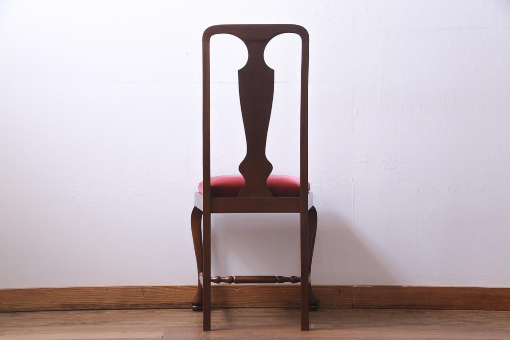 アンティーク家具　フランスアンティーク　バーチ材　気品あふれる佇まいが素敵なダイニングチェア(椅子)