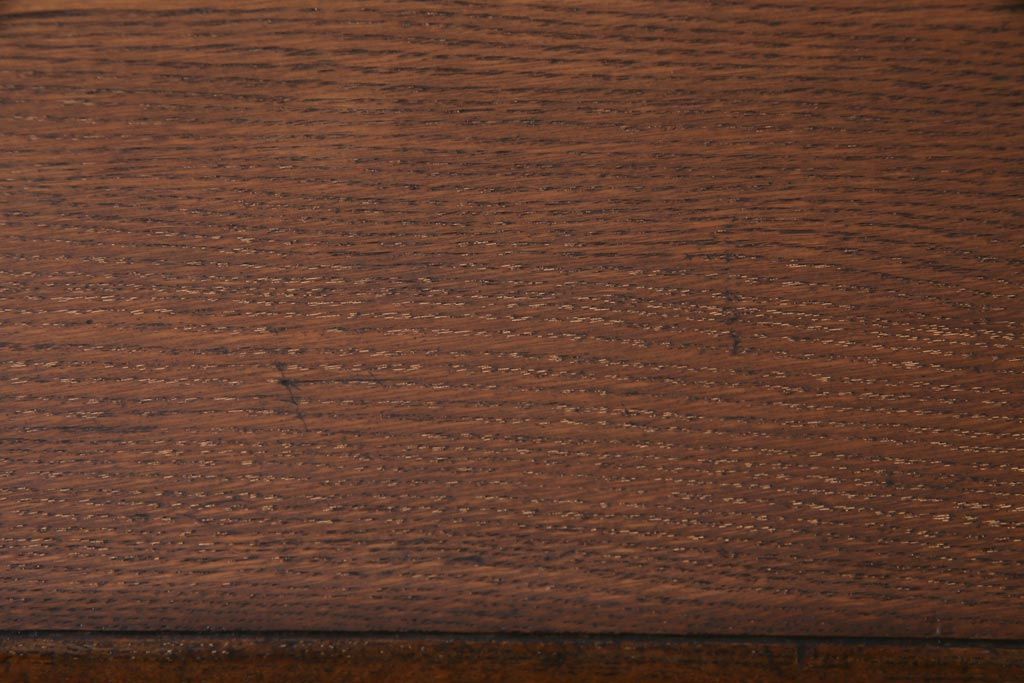 昭和初期　ペイント家具　爽やかな色合いが可愛らしいレトロな片袖机(デスク、在宅ワーク、在宅用作業台)