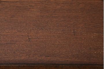 昭和初期　ペイント家具　爽やかな色合いが可愛らしいレトロな片袖机(デスク、在宅ワーク、在宅用作業台)