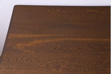 アンティーク家具　和製アンティーク　ナラ材　風格感じる上質な作りの両袖机(デスク、在宅ワーク、在宅用作業台)
