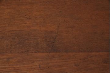 ペイント家具　ナラ材　優しげで温かみ感じる薄型タイプの片袖机(デスク、在宅ワーク、在宅用作業台)