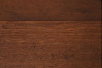 ペイント家具　ナラ材　優しげで温かみ感じる薄型タイプの片袖机(デスク、在宅ワーク、在宅用作業台)