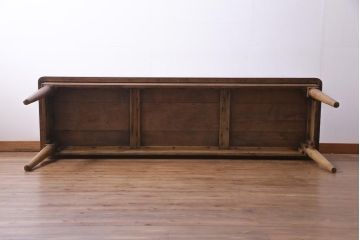 アンティーク家具　フランスアンティーク　オーク材・パイン材　シャビーシックな風合いがお洒落なテーブル(ダイニングテーブル、作業台)