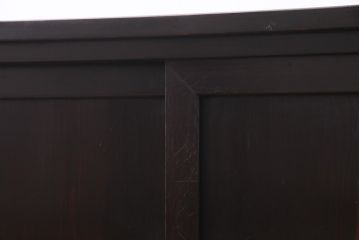 ラフジュ工房オリジナル　透かし彫りが味わい深い建具のリメイク収納棚(ローボード、リビングボード、戸棚)