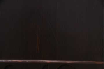 ラフジュ工房オリジナル　透かし彫りが味わい深い建具のリメイク収納棚(ローボード、リビングボード、戸棚)