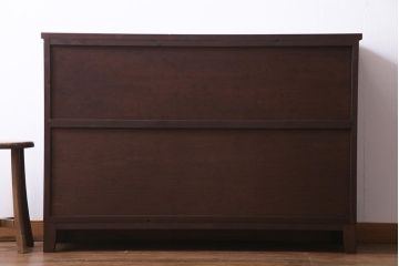 ラフジュ工房オリジナル　縦桟引き戸をリメイクしたサイドボード(収納棚、戸棚)