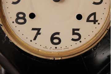 アンティーク雑貨　和製アンティーク　SEIKOSHA(精工舎、セイコー)　内部交換済・電池式　八角柱時計(掛時計、振り子時計)