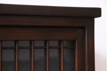 ラフジュ工房オリジナル　和の趣溢れる古建具をリメイクしたリビングボード(戸棚、テレビボード)
