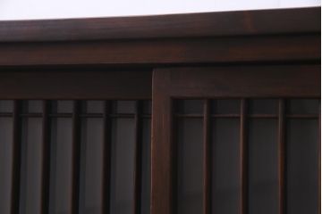 ラフジュ工房オリジナル　和の趣溢れる古建具をリメイクしたリビングボード(戸棚、テレビボード)