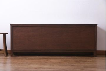 ラフジュ工房オリジナル　和の趣溢れる古建具をリメイクしたリビングボード(戸棚、テレビボード)