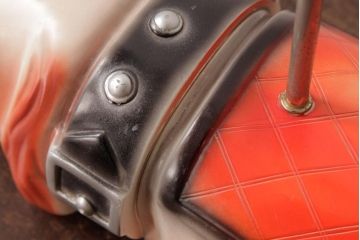 ビンテージ　アメリカ製　レトロ可愛いバセットハウンドのテーブルランプ(卓上照明、裸電球)