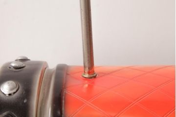ビンテージ　アメリカ製　レトロ可愛いバセットハウンドのテーブルランプ(卓上照明、裸電球)