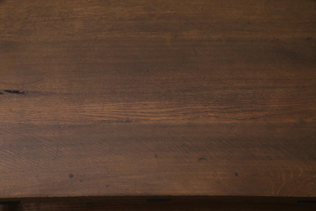 リメイク　両面引き出し付き　レトロな佇まいが魅力的なセンターテーブル(作業台、ローテーブル)(1)