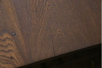 リメイク　両面引き出し付き　レトロな佇まいが魅力的なセンターテーブル(作業台、ローテーブル)(2)