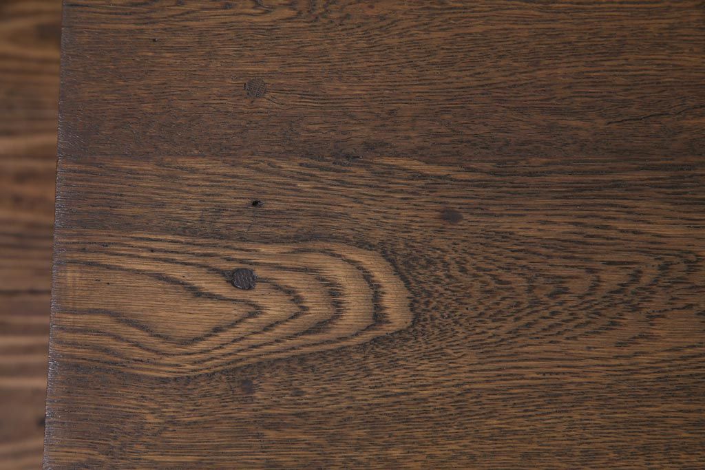 リメイク　両面引き出し付き　レトロな佇まいが魅力的なセンターテーブル(作業台、ローテーブル)(2)