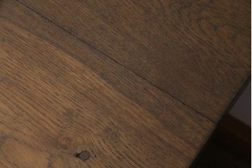 リメイク　片面引き出し付き　レトロな薄型テーブル(作業台、コンソールテーブル)