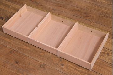 リメイク　片面引き出し付き　レトロな薄型テーブル(作業台、コンソールテーブル)