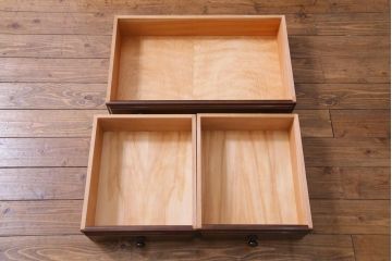 中古　松本民芸家具　C-�U型サイドボード(リビングボード、キャビネット)(定価約60万5千円)(1)