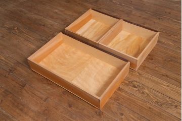 中古　松本民芸家具　C-�U型サイドボード(リビングボード、キャビネット)(定価約60万5千円)(1)