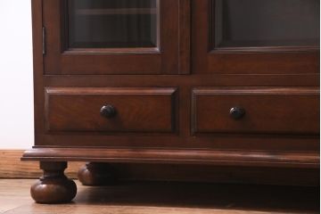 中古　松本民芸家具　C-�U型サイドボード(リビングボード、キャビネット)(定価約60万5千円)(1)