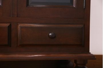 中古　松本民芸家具　C-�U型サイドボード(リビングボード、キャビネット)(定価約60万5千円)(1)