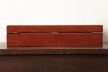 アンティーク雑貨　中古 スイス　FREDERIQUE CONSTANT(フレデリック・コンスタント)　桜材製の上品なウォッチケース(収納箱、アクセサリーケース)