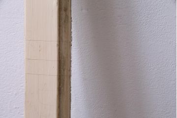 ジャンク品　フランスアンティーク　オリジナルペイント　薄型　シャビーな風合いがお洒落なガラス窓