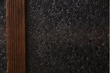 レトロ家具　昭和レトロ　桐材　丸みを帯びたフォルムのリメイクローボード(戸棚、テレビボード)