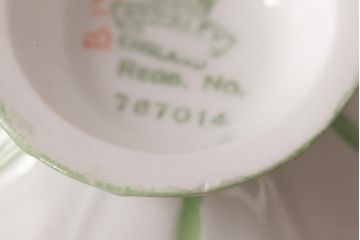 イギリスアンティーク　AYNSLEY(エインズレイ) バタフライ　カップ&ソーサー(洋食器)