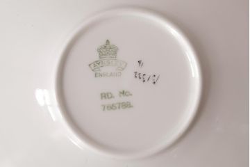 イギリスアンティーク　AYNSLEY(エインズレイ) バタフライ　カップ&ソーサー(洋食器)